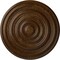 Ekena Millwork Carton Ceiling Medallion (For Canopies up to 2 5/8"), Hnd-Painted Root Beer Crackle, 12 5/8"OD x 1"P CM13CARBC - alternate 1